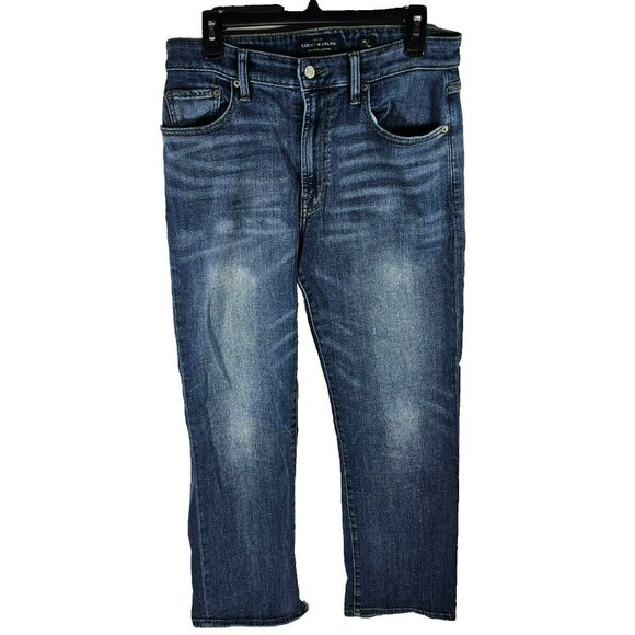 Lucky Brand Other - Lucky Brand 181 Relaxed Straight Stretch Jeans Men's Size 30x28 Medium Blue Wash